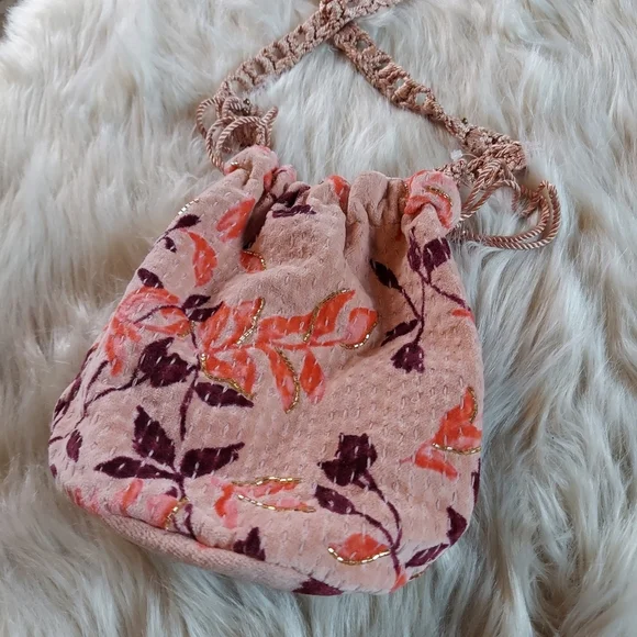 Free People Pink Floral Crossbody Bag - Picture 7 of 11